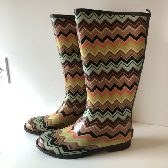 missoni rain boots